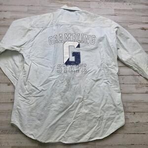 Vintage Jansport Grambling State Button Up Shirt 90s Washed Out Faded XL